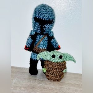 Mando and Baby Yoda